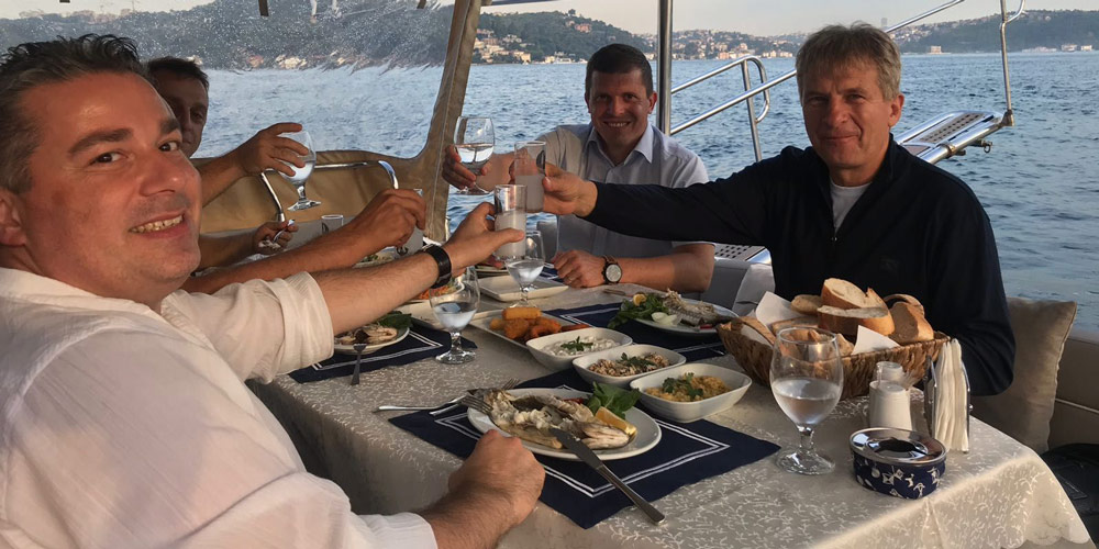 private bosphorus cruise tour with lunch and tour guide on yacht